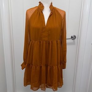 1.State Babydoll Flowy Dress